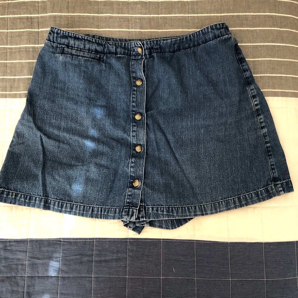Denim Skort